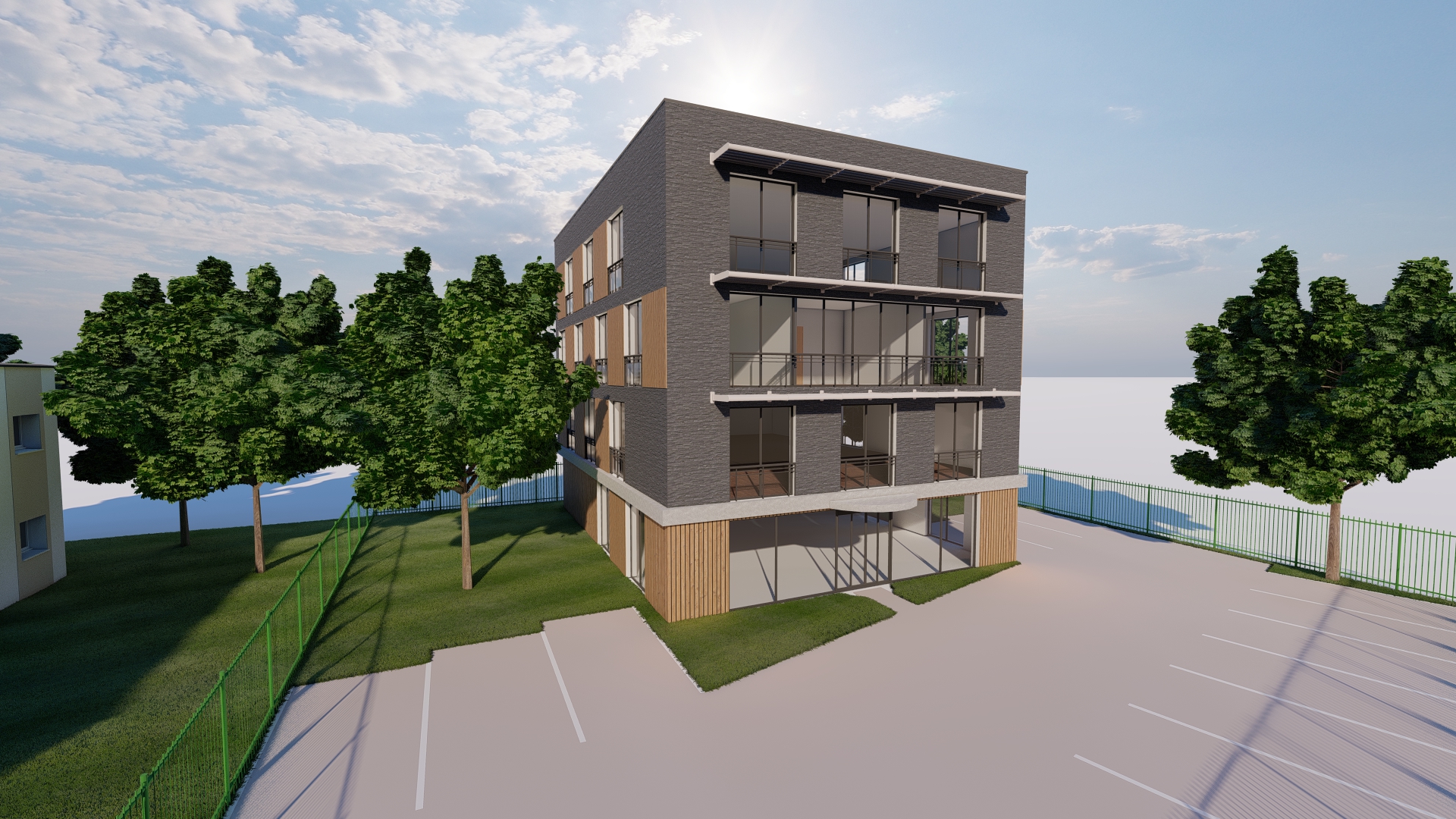 Concept d'un immeuble